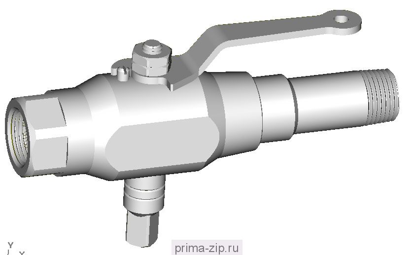 Кран трехходовой КШТХ.200.050-00-0 Кран трехходовой КШТХ.200.050-00-0